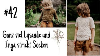 Appelbanne Strickpodcast 42 Ganz viel Lysande und Inga strickt Socken [upl. by Rosa127]