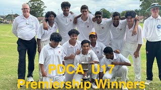 Presentation of PDCA U17 Div1 Premiership to Wenty Waratahs cricket irfan recognition awards [upl. by Abana]