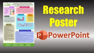 How To Create Academic Poster in PowerPoint  Research Poster in PowerPoint  Tutorial [upl. by Labotsirc]