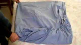 How to Fold a Fitted Sheet  The Only Video You Need Taught by a Man [upl. by Maya]