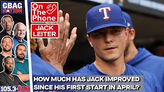 Jack Leiter On The Progress Hes Made Over His Rookie Season  GBag Nation [upl. by Saenihp]