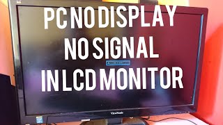 Solved PC No Signal to Monitor  Komputer tidak muncul di layar monitor [upl. by Cowey]