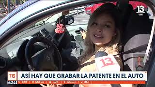 Así hay que grabar la patente del auto [upl. by Nos]