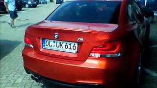 BMW 1 Series M  Start Up Revving Acceleration [upl. by Oyek]