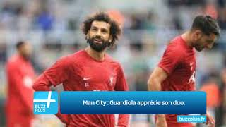 Man City  Guardiola apprécie son duo [upl. by Gregor]