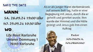 Glaube in deiner Beziehung mit Gott  Pastor Solomon A Folorunsho [upl. by Aoket]