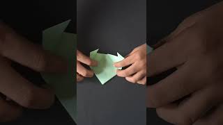 hexahedron blowing spinner origami ytshorts origamipapercraftideas । [upl. by Aicerg]