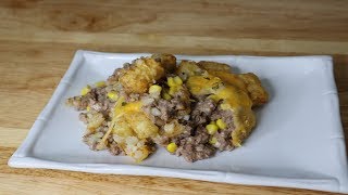 Easy Tater Tots Casserole [upl. by Harlin924]