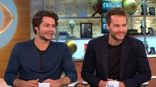 Dylan OBrien and Taylor Kitsch talk quotAmerican Assassinquot [upl. by Nohtanoj]