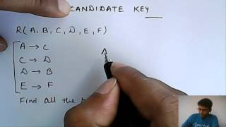 Finding Candidate Key  Database Management System [upl. by Clayton]