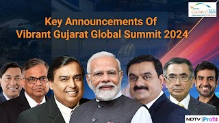 Vibrant Gujarat Summit Key Takeaways  NDTV Profit [upl. by Vince]