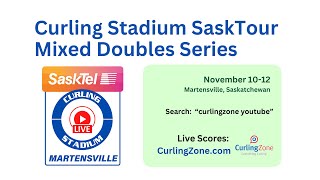 YachiwOmelianRaymond vs BirrBirr  Draw 3  Curling Stadium SaskTour Mixed Doubles Series [upl. by Rdnaskela]