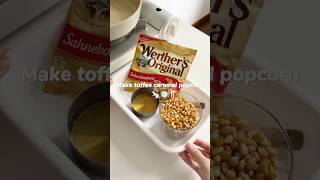 Toffee caramel popcorn asmr food asmrfood foodie caramel popcorn cooking satisfying [upl. by Stead]