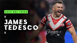 James Tedescos 2023 tryscoring season  NRL [upl. by Odlo]