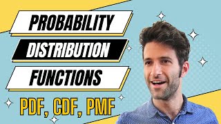 Probability Distribution Functions PMF PDF CDF [upl. by Ailsa]