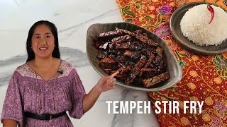 Quick amp Easy Tempeh Goreng Kicap  High Protein Vegan Meal [upl. by Trabue578]