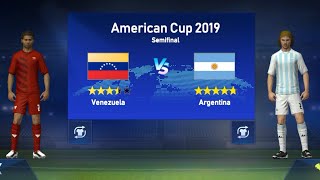 American Cup Semifinal ⚽⚽⚽ Venezula VS Argentina 🇻🇪🇻🇪🇻🇪 VS 🇦🇷🇦🇷🇦🇷 football gameplay sports [upl. by Clemens]