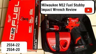 Milwaukee Stubby M12 Fuel 38 Impact Wrench Review 255422 255420 [upl. by Poyssick]