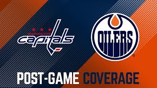 ARCHIVE  Oilers PostGame Interviews at Capitals [upl. by Allenod322]