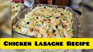 Chicken Lasagne Recipe by Kausars Kitchen Diary [upl. by Nuyh]