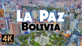 La Paz Bolivia 4k Drone [upl. by Adias]