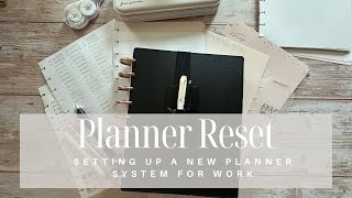 Planner setup for work  Moving back into discs [upl. by Coward]