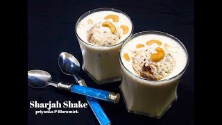 Milk shake  Sharjah shake recipe  Milk banana smoothie recipe [upl. by Cia]