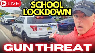 CRIME SCENE Pasco County Florida SCHOOL SHOOTING Threat Gun LIVE [upl. by Noicpesnoc872]