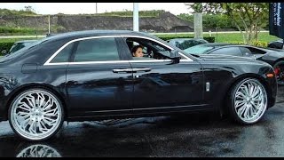 AceWhipsNET Rolls Royce Phantom Ghost on 26s Asantis [upl. by Hale]