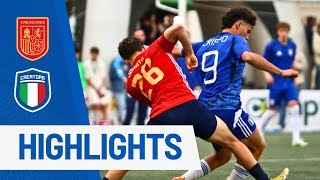 HIGHLIGHTS SPAGNA  ITALIA  Il Derby Europeo delle NAZIONALI CREATORS [upl. by Oinolopa]