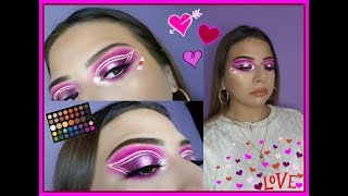 VALENTINES DAY MAKEUP TUTORIAL  JAMES CHARLES x MORPHE PALETTE [upl. by Nede404]