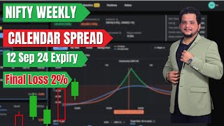 Nifty Weekly Option Selling  12 Sep 24 Expiry  Put Calendar Spread Final Loss 2 [upl. by Rezeile]