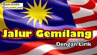 Lagu  Jalur Gemilang  Lirik  HD  Patriotik  Kemerdekaan  31 Ogos 1957 [upl. by Ativel]