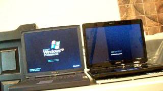 Windows xp vs windows vista boot [upl. by Laemsi115]