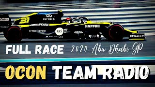 Esteban Ocon FULL RACE Team Radio 2020 Abu Dhabi GP  UNHEARD Ocon Team Radio [upl. by Ennaeus556]