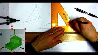 JC  Graphics  Axonometric Projection  Object 3 p157 [upl. by Godber662]