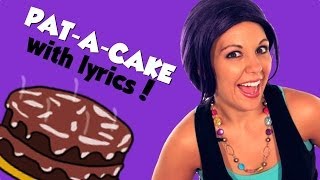 PataCake Nursery Rhyme with Lyrics on Tea Time with Tayla [upl. by Strong]