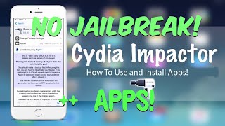 How To Install Tweaked Apps With Cydia Impactor For iOS 13121110  No Jailbreak [upl. by Nanoc]