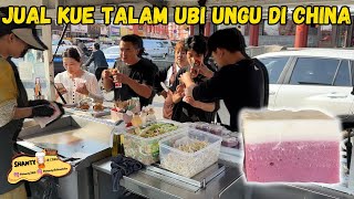 PERTAMA KALI COBA JUAL KUE TALAM UNGU DI CHINA PADUAN WANGI SANTAN  UBI UNGUNYA MANTAP LUDES🥹 [upl. by Araeic171]