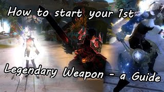 How to start your first Legendary Weapon  Guild Wars 2 Guide Gen 1 amp 2 [upl. by Noslen]