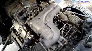 Mitsubishi Fuso 8DC11 V8 Engine View [upl. by Adyol]