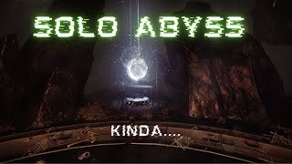 Solo Crotas End Abyss in Destiny 2 kinda [upl. by Upali]