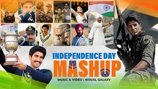 Independence Day Mashup  Visual Galaxy  Patriotic Mashup Songs  2024  15 August  Jai Hind 🇮🇳 [upl. by Yelhsa758]