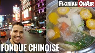 Je mange une FONDUE CHINOISE en THAILANDE  VLOG 529 [upl. by Amilah]