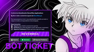 BAIXANDO E CONFIGURANDO BOT DE TICKET AVANÇADO PARA DISCORD GRATIS [upl. by Atnuahsal]