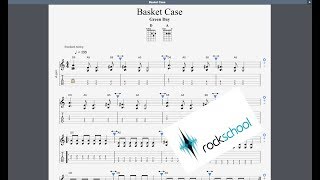 Basket Case Rockschool Grade 1 Guitar Play Along [upl. by Pytlik]