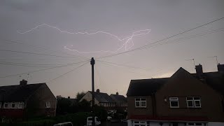 Another Thunderstorm Moving Quickly Through London [upl. by Lednem103]