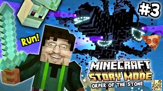 Lets Play Minecraft Story Mode 3 Stop Playing Around Duddy Episode One The Order of the Pizza [upl. by Ger]