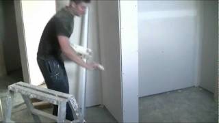 How To Drywall  Applying round bullnose beads by hand [upl. by Buchheim222]