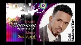 Wacaneey Ayaamahan By Mohamed Yare [upl. by Nilyram48]